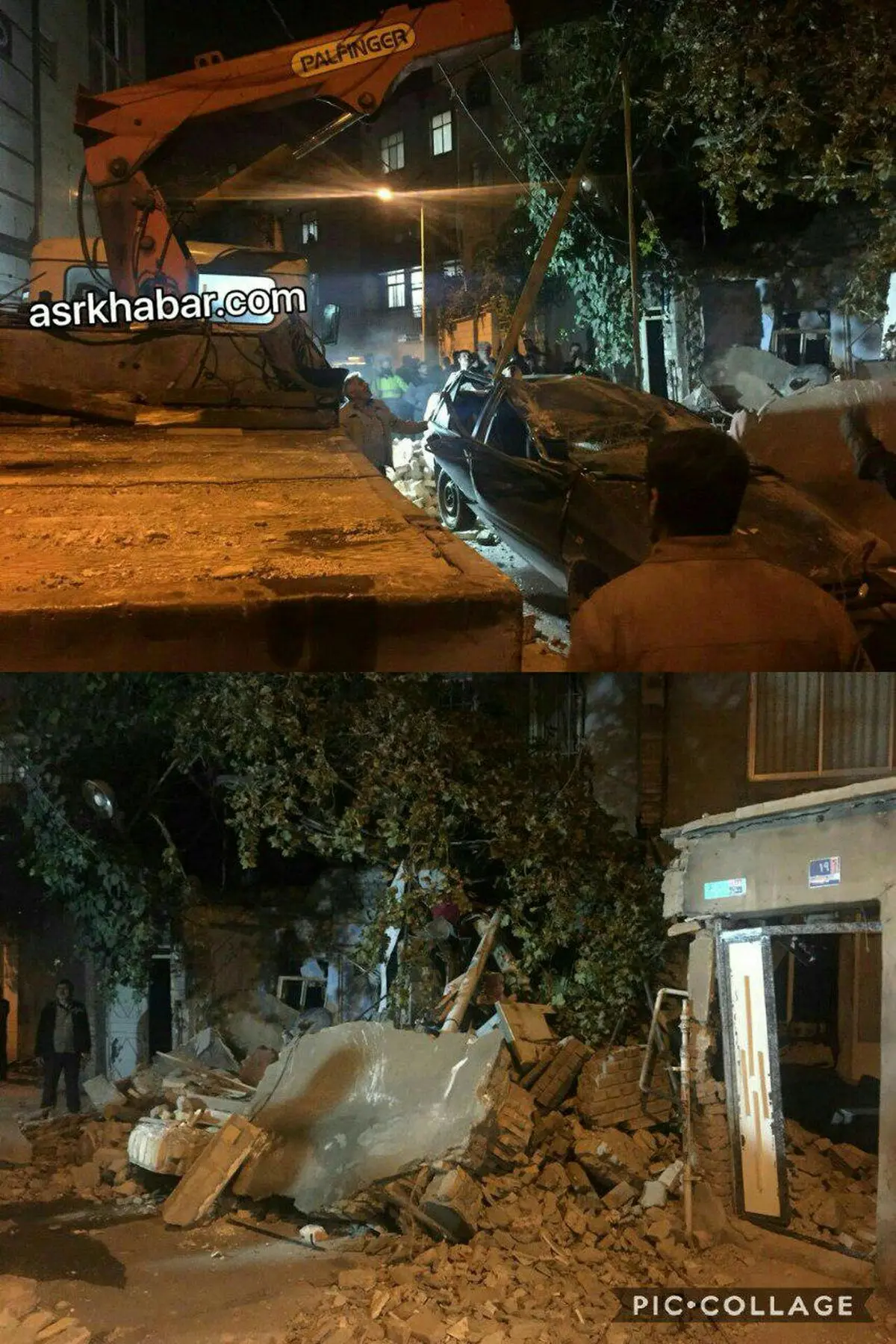 انفجار ساختمان مسکونی در شهر ری