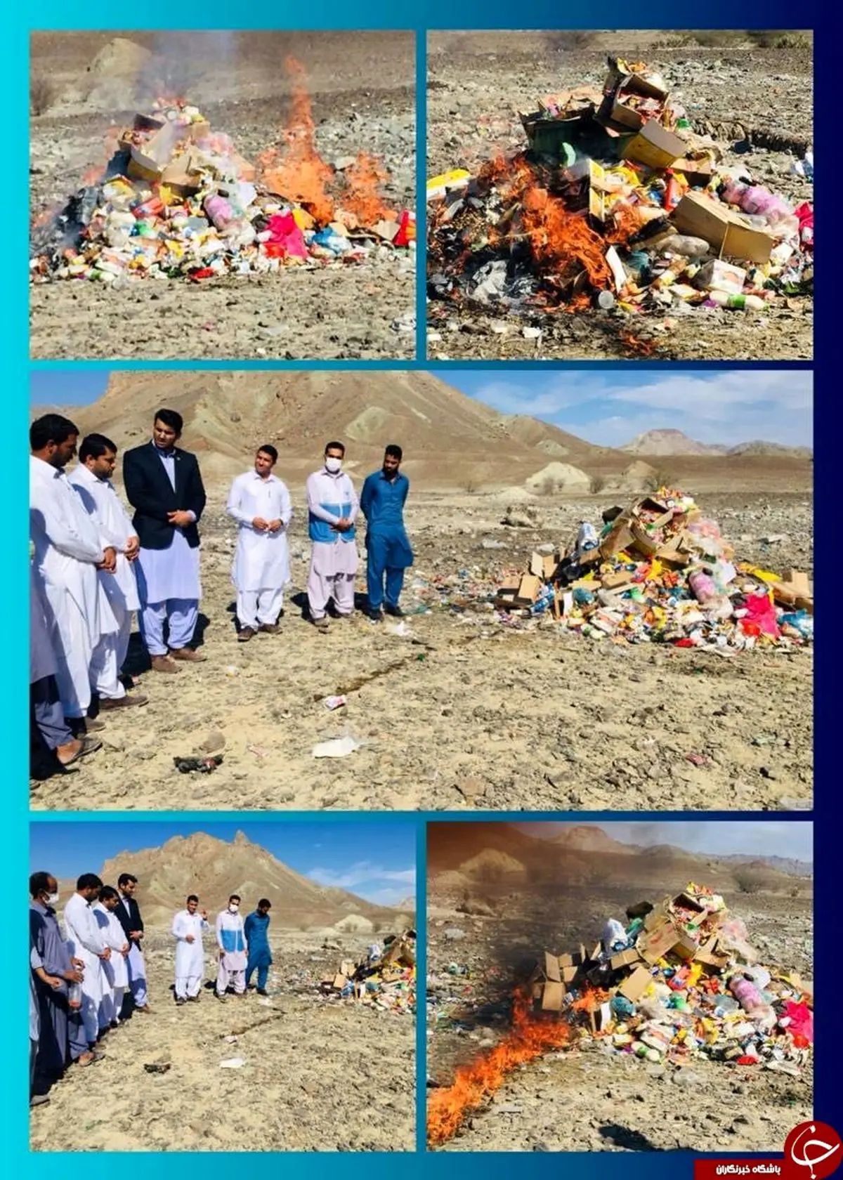 معدوم سازی بیش از یک و نیم تن مواد غذایی فاسد در قصرقند+تصاویر