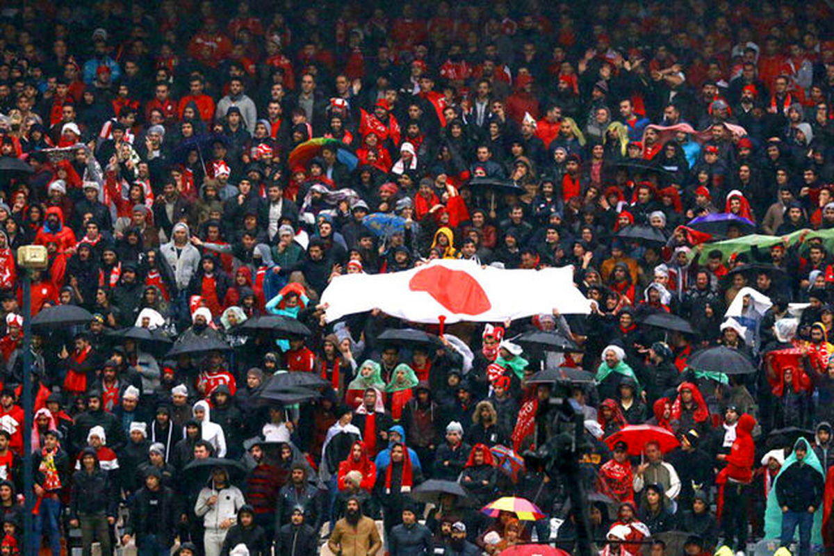اهتزاز پرچم ژاپن علیه پرسپولیس این بار در تبریز!