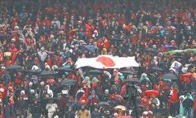 اهتزاز پرچم ژاپن علیه پرسپولیس این بار در تبریز!
