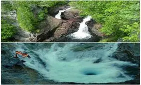 آبشار سحر آمیز دره روسیه