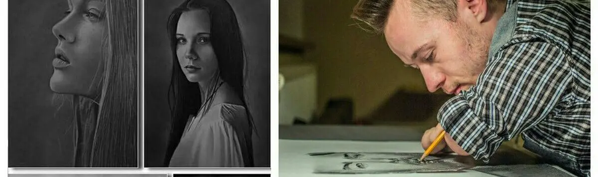 ماریوس هنرمند طراحی بدون بازو