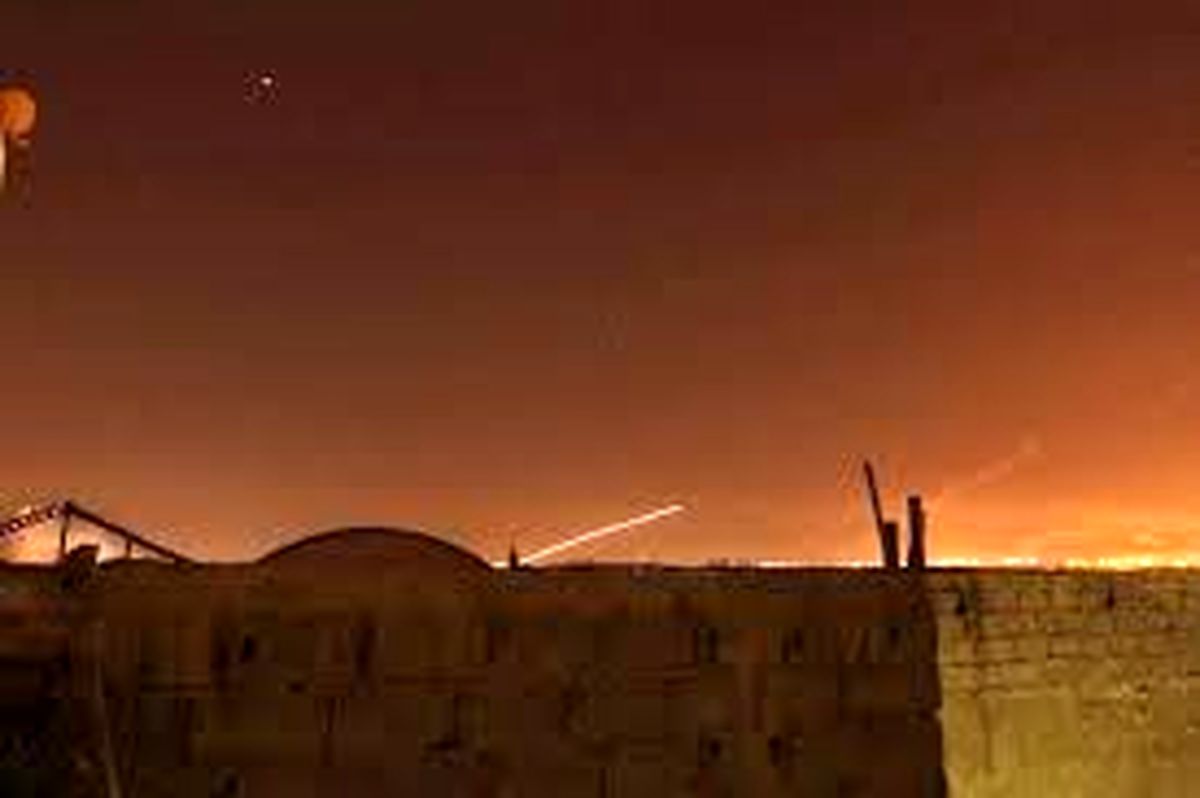 تصاویری از درگیری دیشب در آسمان سوریه