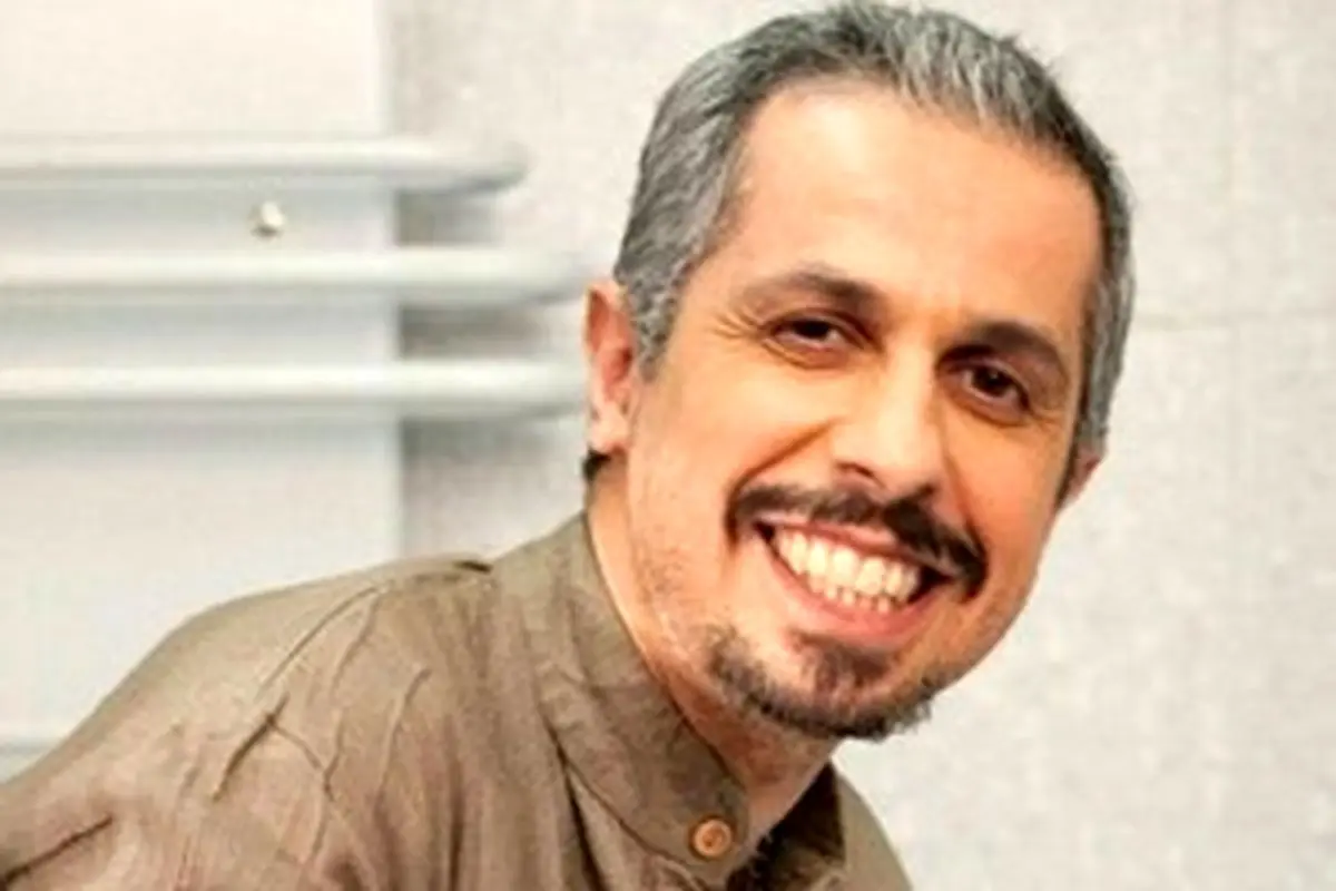 عکس زیرخاکی جواد رضویان از پشت صحنه برنامه "سلام،سلام"