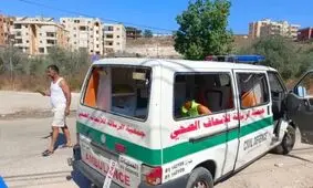 حمله پهپادی اسرائیل به آمبولانس و امدادرسانان لبنانی

