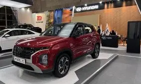 خودروهای جدید وارداتی هیوندایی به نمایشگاه خودرو تهران آمدند/ تصاویر