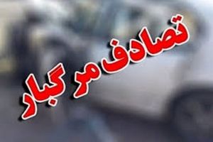 تصادف تریلی با ۲ پراید با ۵ کشته