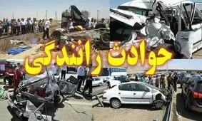 برخورد مینی‌بوس کارکنان پتروشیمی با جرثقیل ۷ مصدوم برجای گذاشت