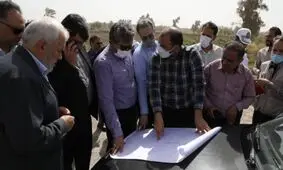 بازدید از روند تکمیل زیر ساخت های مواکب اربعین حسینی مرز چذابه