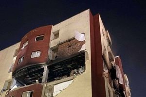 انفجار یک آپارتمان در جویبار/ ویدئو