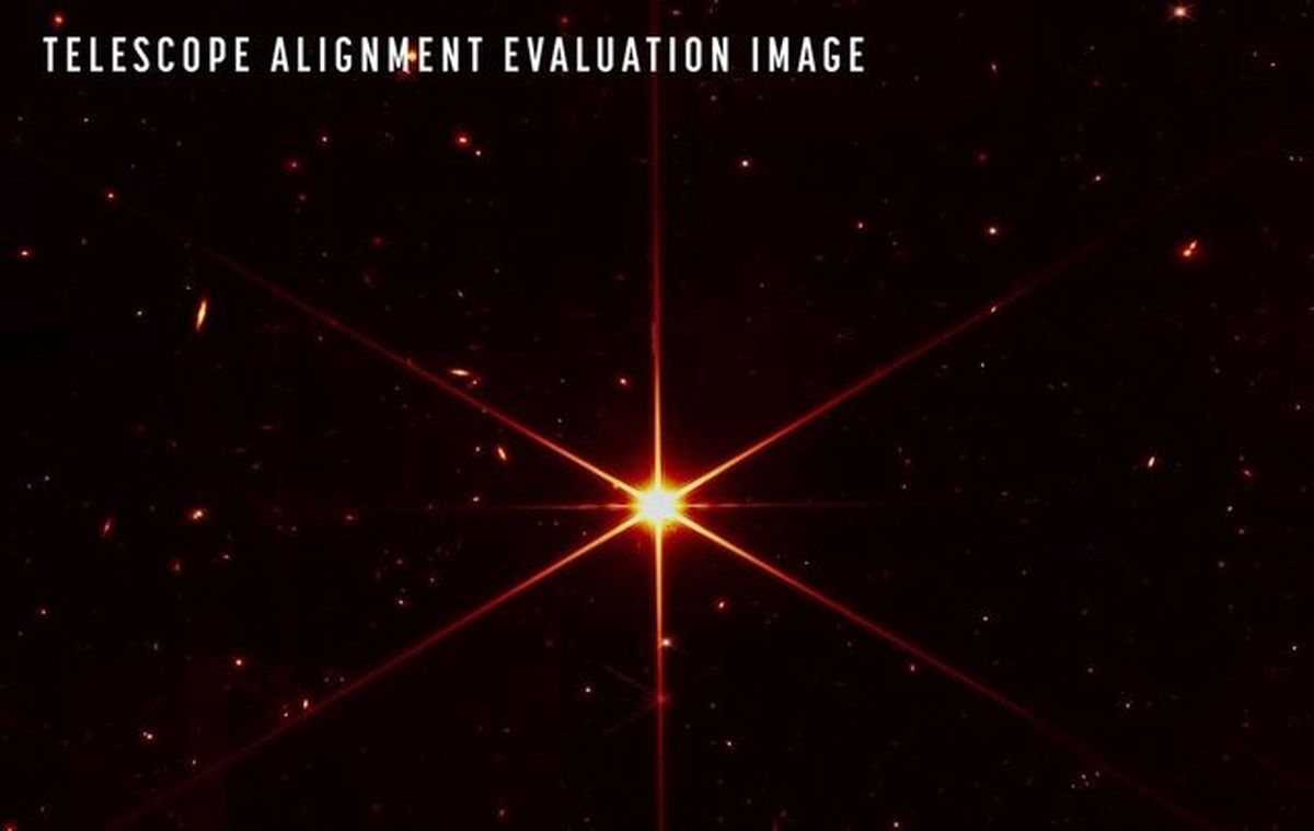 تلسکوپ "جیمز وب" تصویری رنگی از یک ستاره درخشان منتشر کرد