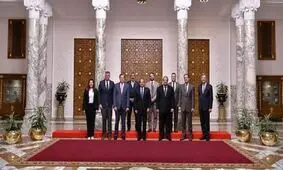 تأکید رئیس جمهور مصر بر احیای مذاکرات سازش بین اسرائیل و فلسطین

