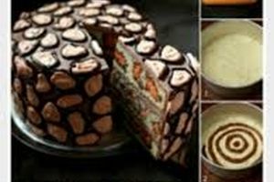 طرز تهیه کیک پلنگی خوش پخت و دوست داشتنی در منزل