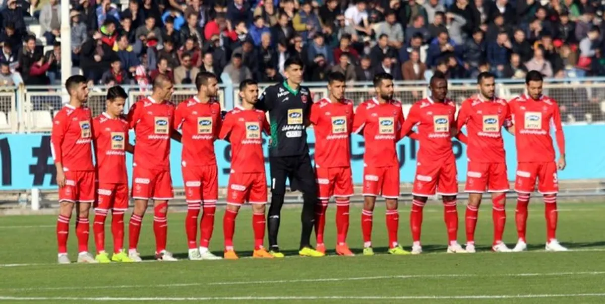 حضور برخی از بازیکنان و مربیان پرسپولیس در نشست خبری کاپیتان سرخپوشان