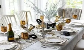 ایده های جدید برای تزیین میز ناهار خوری