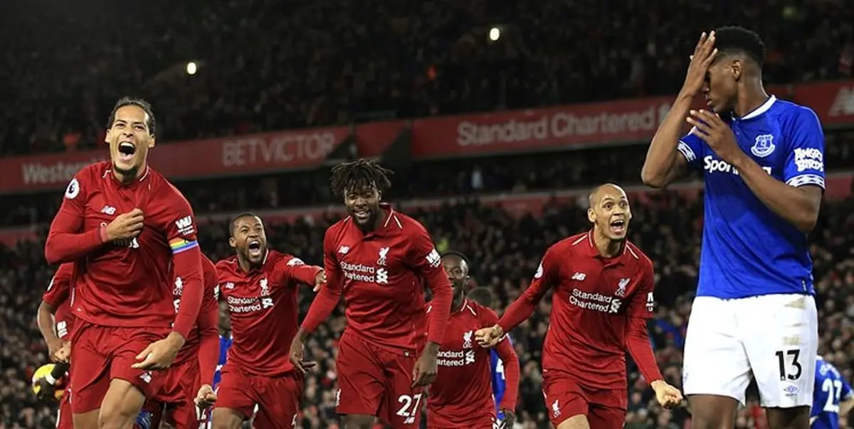 پیروزی دراماتیک لیورپول در دربی مرسی‌ساید/گلزنی تعویض طلایی کلوپ دقیقه 6+90