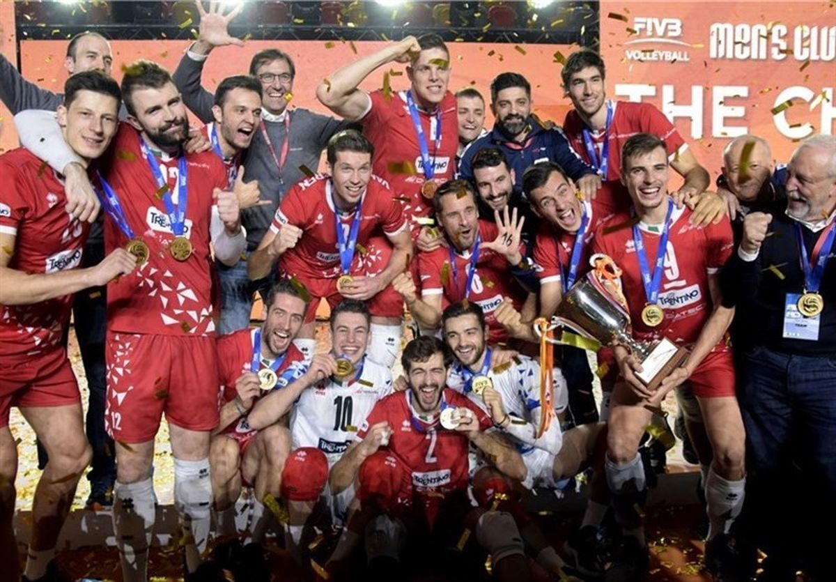 والیبال باشگاههای جهان؛ ترنتینو قهرمان شد/ مدال برنز به فاکل رسید