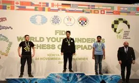 معرفی فیروزجا به عنوان بهترین شطرنج‌باز المپیاد جهانی زیر ۱۶ سال