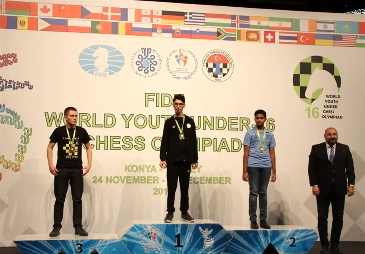 معرفی فیروزجا به عنوان بهترین شطرنج‌باز المپیاد جهانی زیر ۱۶ سال