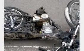 مرگ مرد موتورسوار در برخورد با پراید