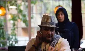 هومن برق نورد مقابل دوربین «خداحافظ دختر شیرازی» رفت