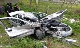 ۴ کشته ومصدوم درتصادف خوروی تیبا وکامیون ایسوز در فیروزآباد لرستان