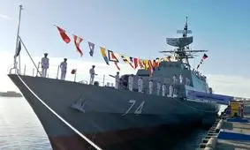 ناوشکن سهند به ناوگان نیروی دریایی ارتش ملحق شد