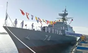 ناوشکن سهند به ناوگان نیروی دریایی ارتش ملحق شد