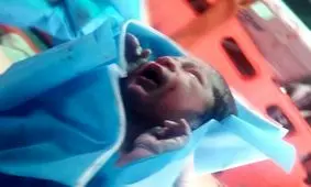 نوزاد عجول اورژانس هوایی را به پرواز در آورد