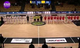 پیروزی تیم ملی فوتسال ایران مقابل روسیه