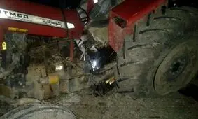 5 کشته و مصدوم در تصادف تراکتور با پراید