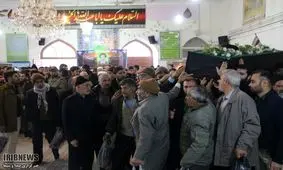 تشییع پیکر مطهر عارف بالله، پیربابای سیدی در شیروان+ تصاویر