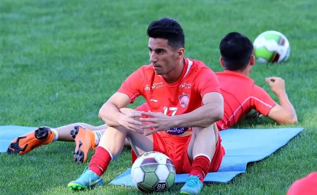 حضور زودهنگام شیری در تمرین پرسپولیس