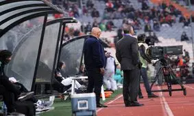 چشم پنهان منصوریان در استادیوم آزادی