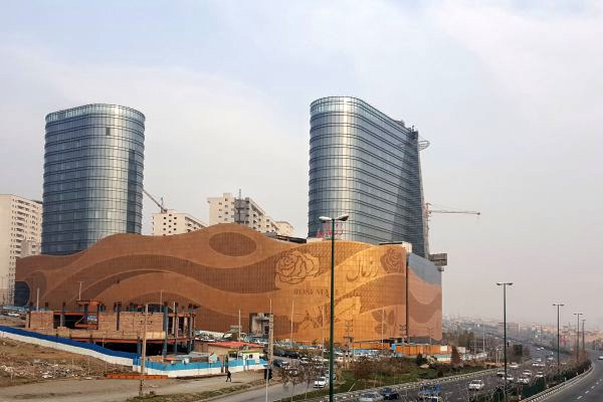 مهار آتش سوزی در برج رز مال تهران+ عکس