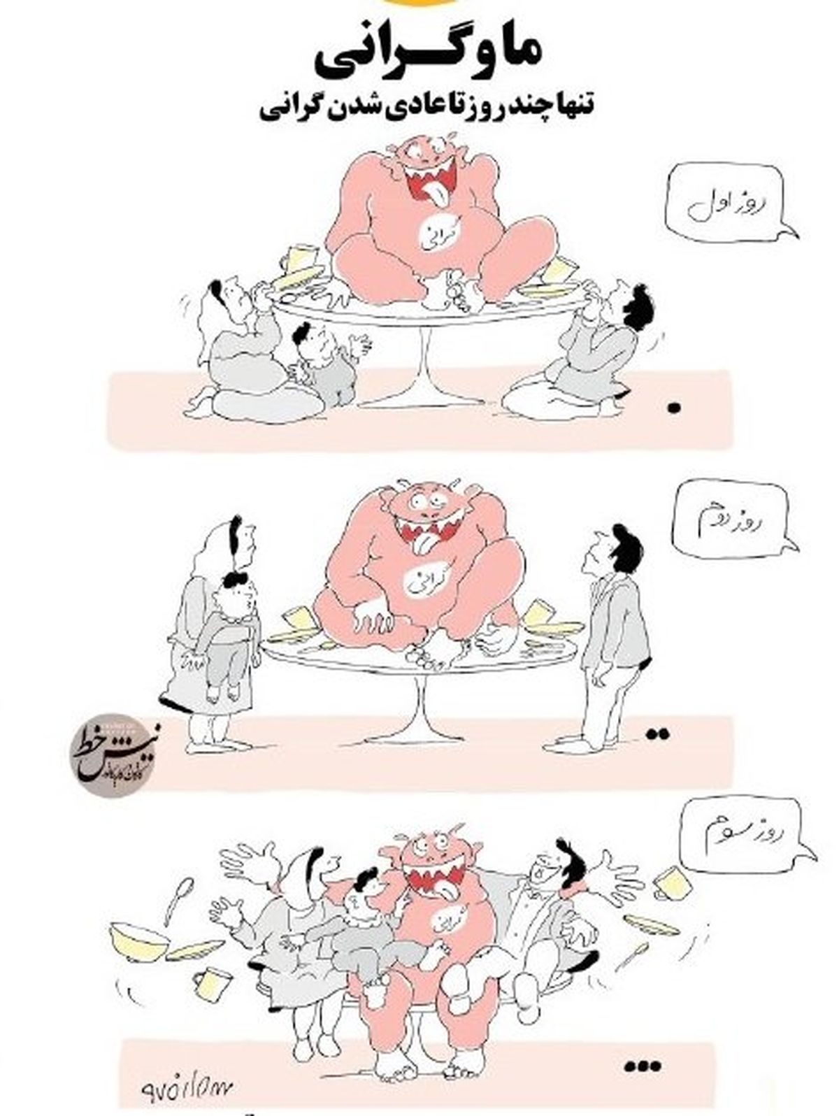 کارتون روز: ایرانی ها چگونه به گرانی عادت می کنند؟