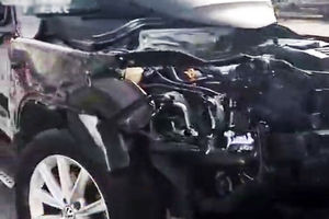 اقدام جنون آمیز راننده خودرو وسط بزرگراه که منجر به تصادفی وحشتناک شد + فیلم