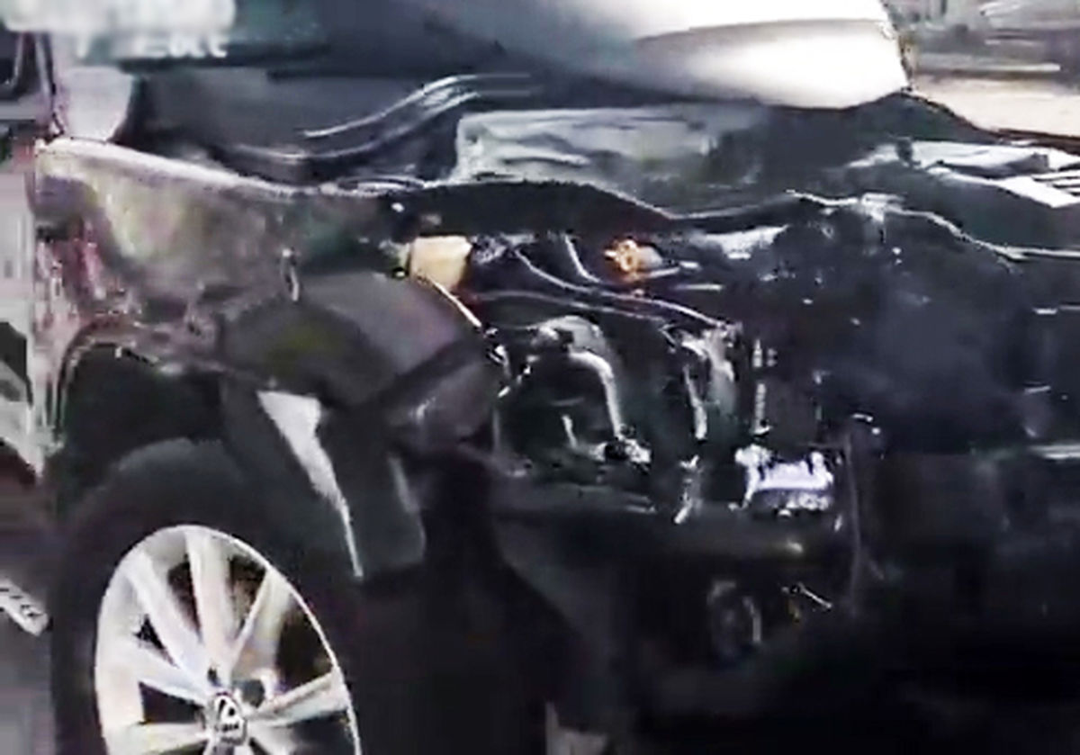 اقدام جنون آمیز راننده خودرو وسط بزرگراه که منجر به تصادفی وحشتناک شد + فیلم
