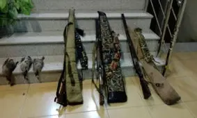 3 نفر شکارچی پرنده در میاندوآب دستگیر شدند
