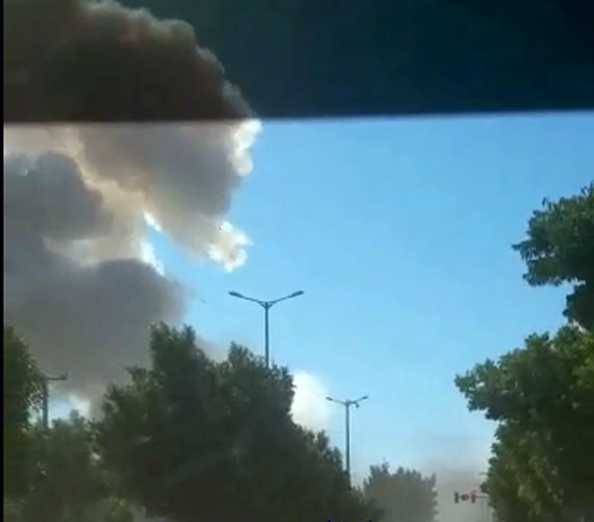 تصاویری از انفجار در چابهار