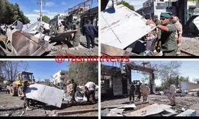 حضور نیروهای SNSF سپاه در محل حمله تروریستی چابهار