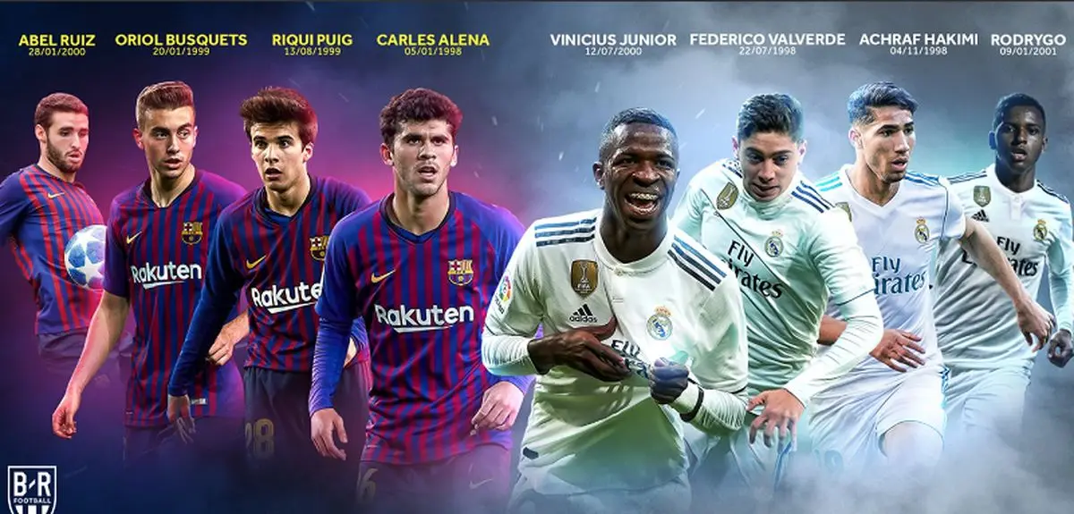 ستاره‌هایی که آینده بارسا و رئال را می‌سازند