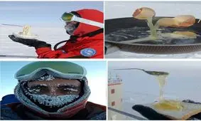 صبحانه در دمای منفی ۷۰ درجه +عکس