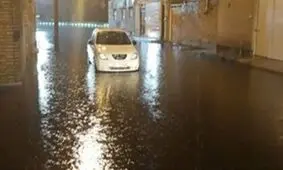 ویدیو/ قطع برق و آب‌گرفتگی معابر در شهرهای شمالی خوزستان