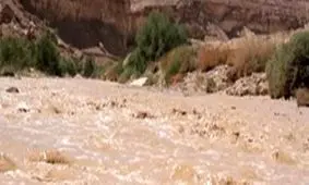 نجات عشایر گرفتار سیلاب در منطقه سیاه‌منصور دزفول