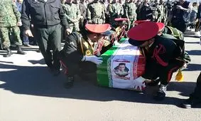 تشییع پیکر شهید مدافع امنیت در یاسوج + تصاویر