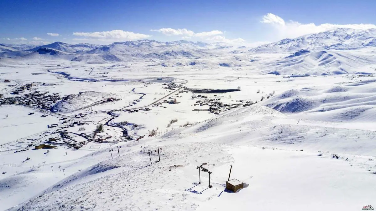 پیست اسکی کوهرنگ چشم انتظار بارش برف