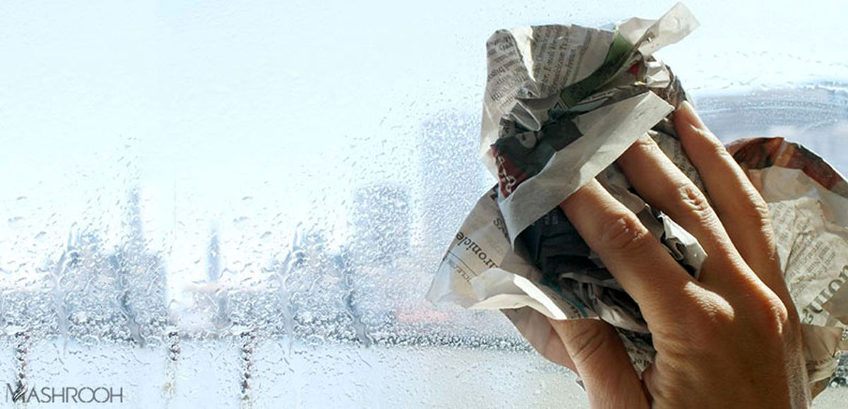 ‏فیلمی کوتاه و مفهومی از پاک کردن پنجره ها با روزنامه
