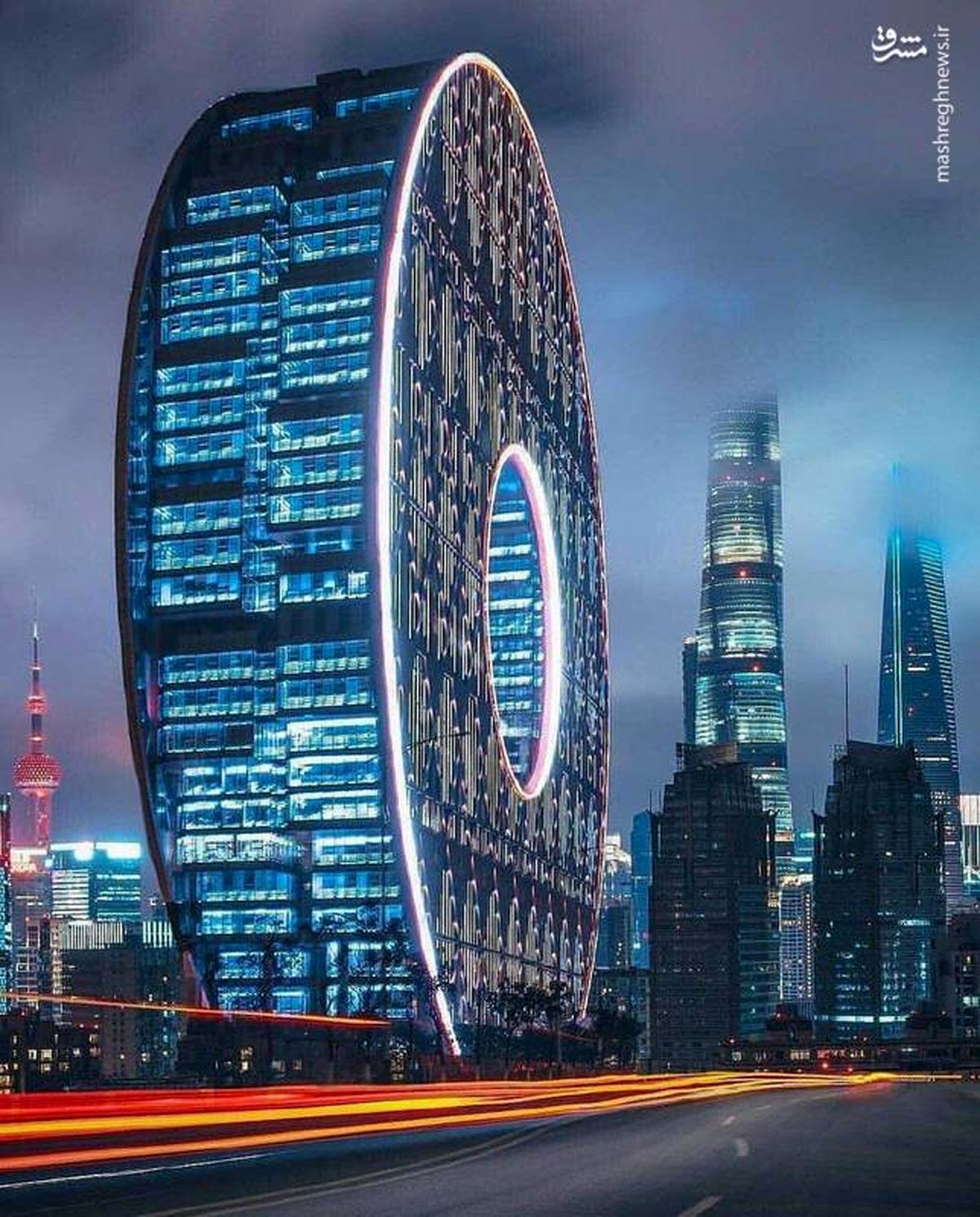 معماری شگفت انگیز یک ساختمان در چین