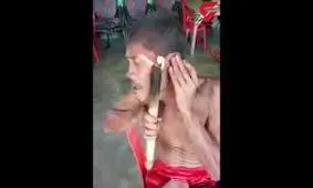 کوتاه کردن مو با آتش